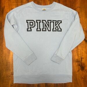 Victorias Secret PINK Periwinkle Blue Women’s Medium Cozy Sweatshirt